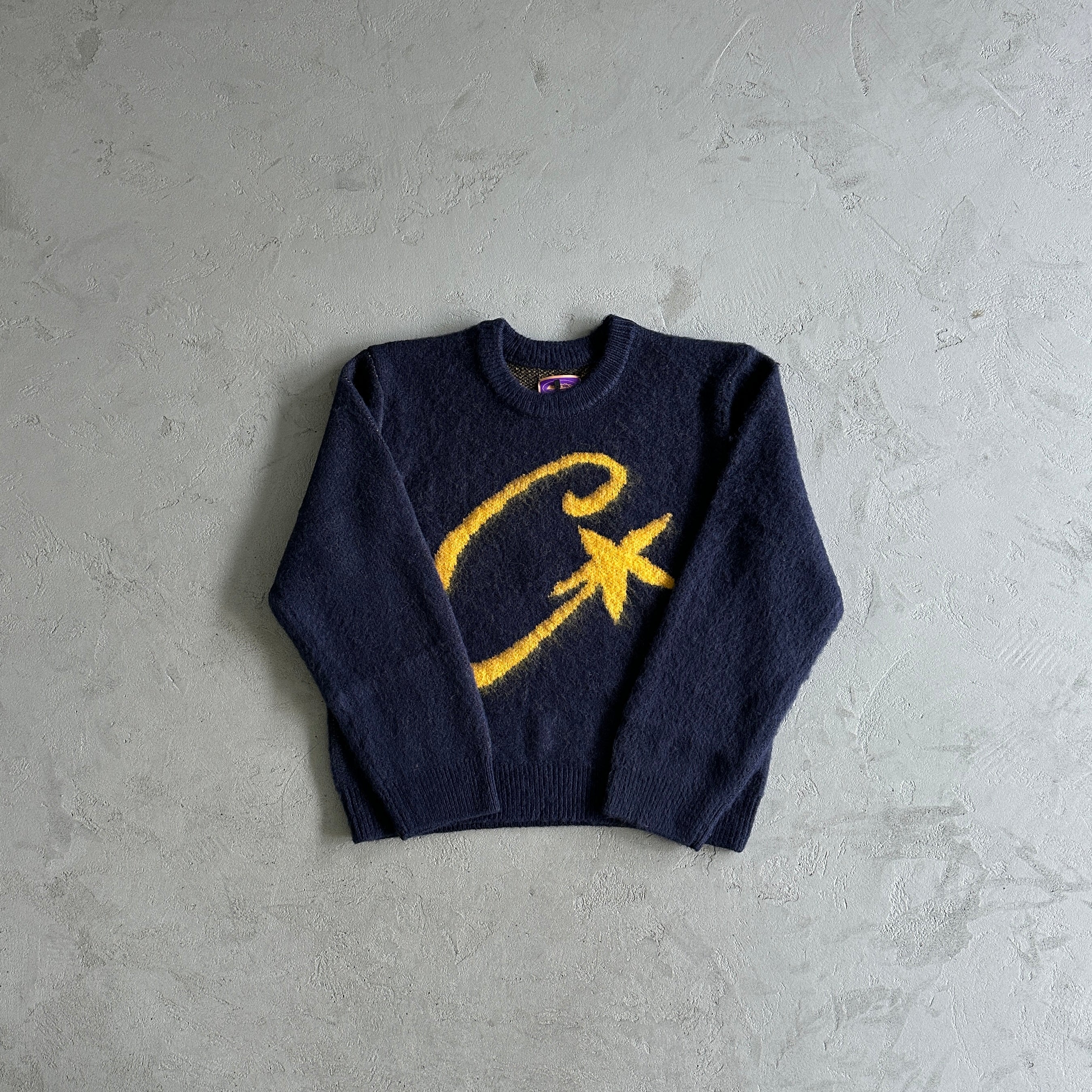 Corteiz C Star Mohair Knit Sweater