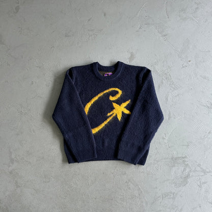 Corteiz C Star Mohair Knit Sweater