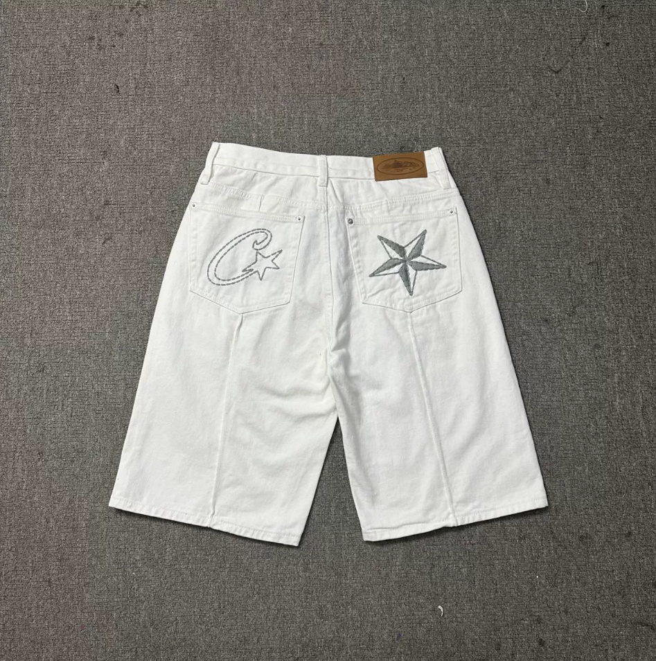 Corteiz C-Star Denim Shorts