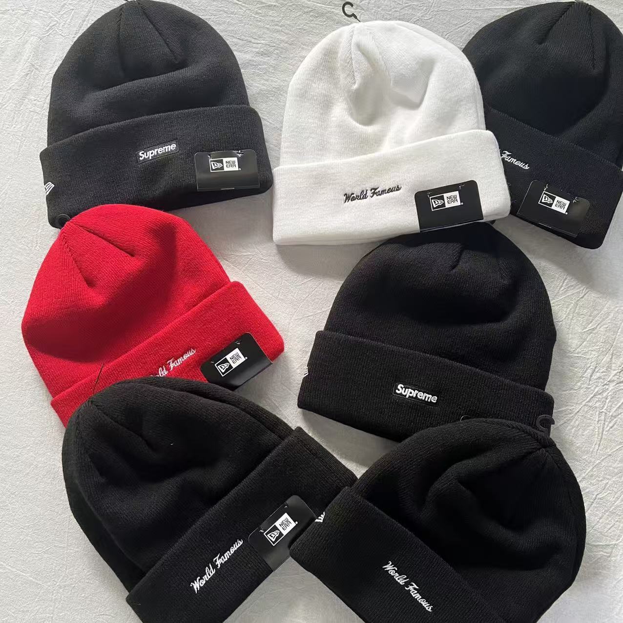 Supreme x New Era Beanies