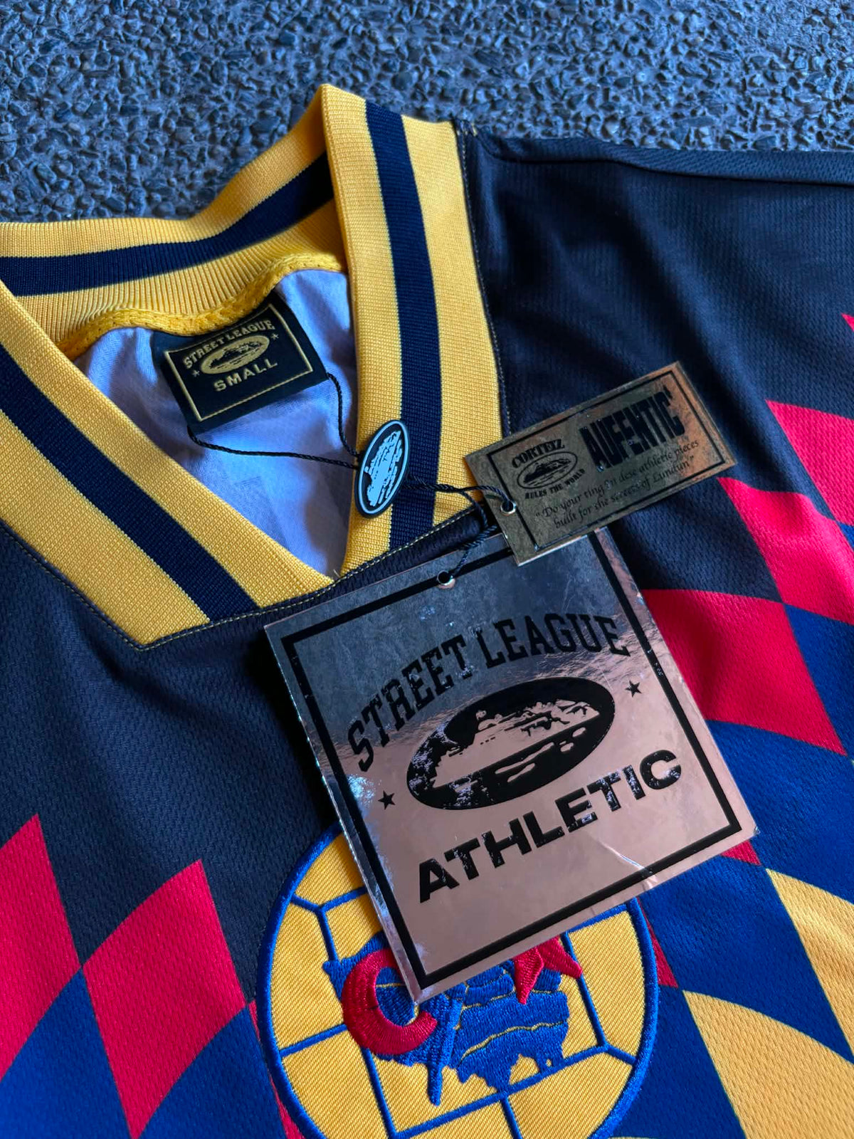 Corteiz Club RTW Yellow Football Jersey (ON-HAND)