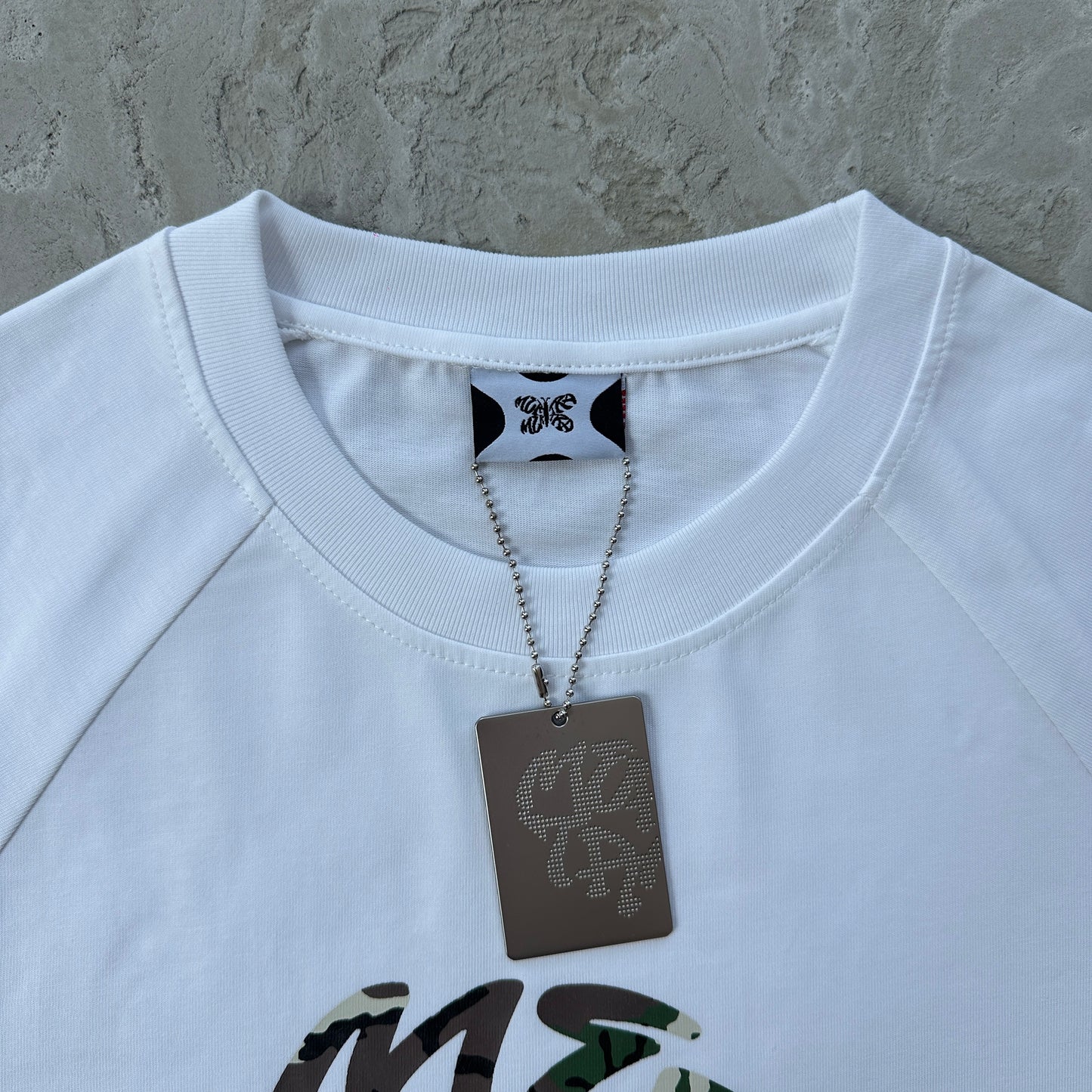 Mertra Camo White Tee