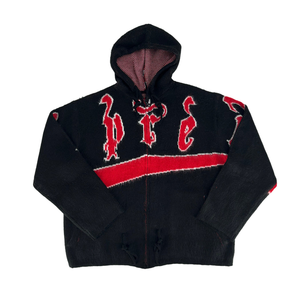 Supreme Accent Brushed Zip Up Hooded