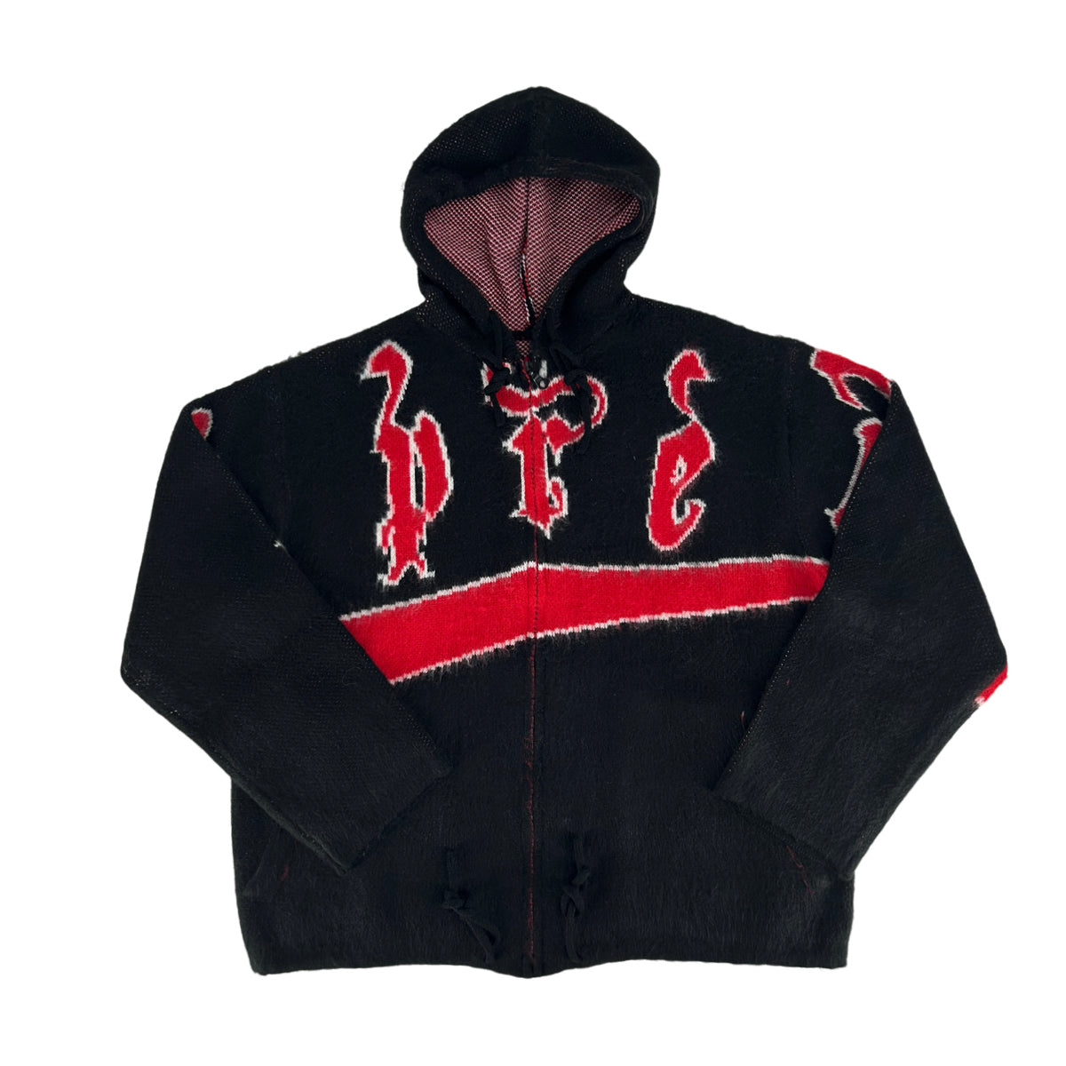 Supreme Accent Brushed Zip Up Hooded