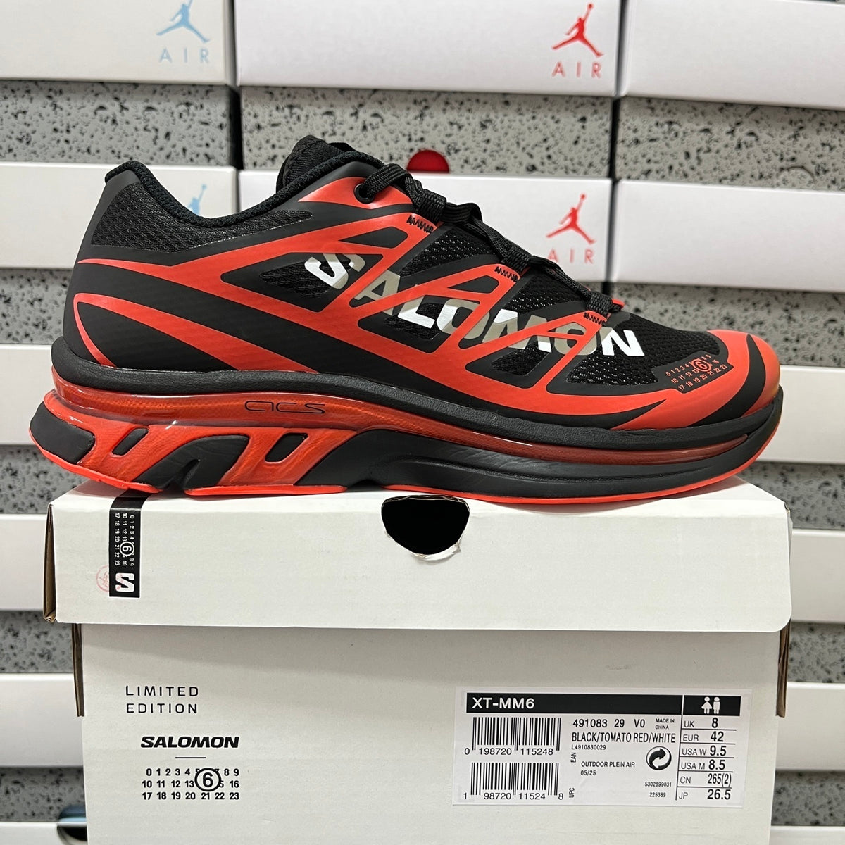 MM6 Maison Margiela x Salomon XT-MM6 Black/Cherry Tomato/White