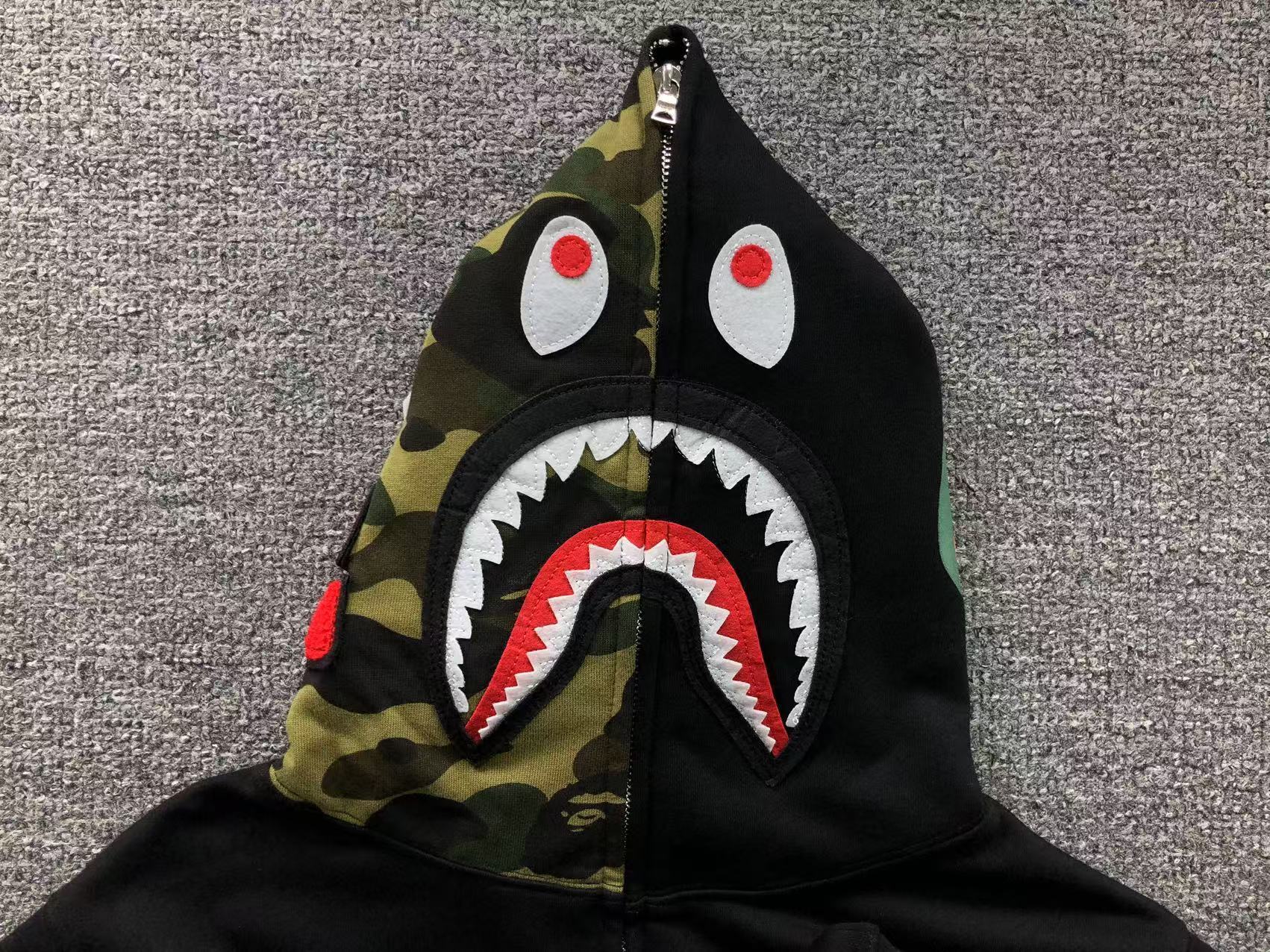 Bape Shark Camo Hoodies