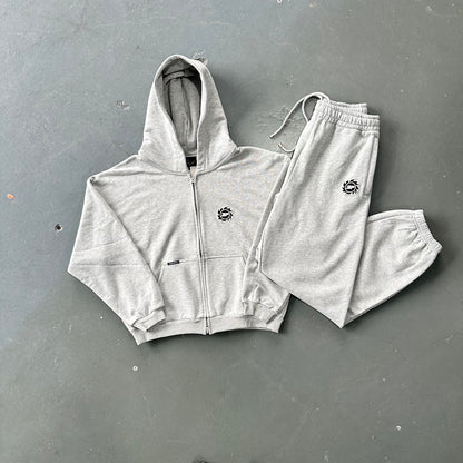 Broken Planet Sun "Heather Gray" Zip-up Sets