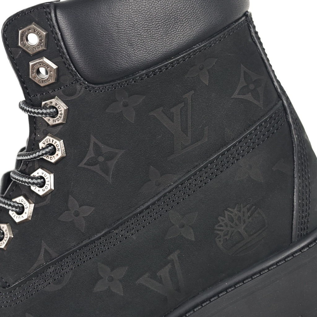 Timberland x Louis Vuitton Black Boots
