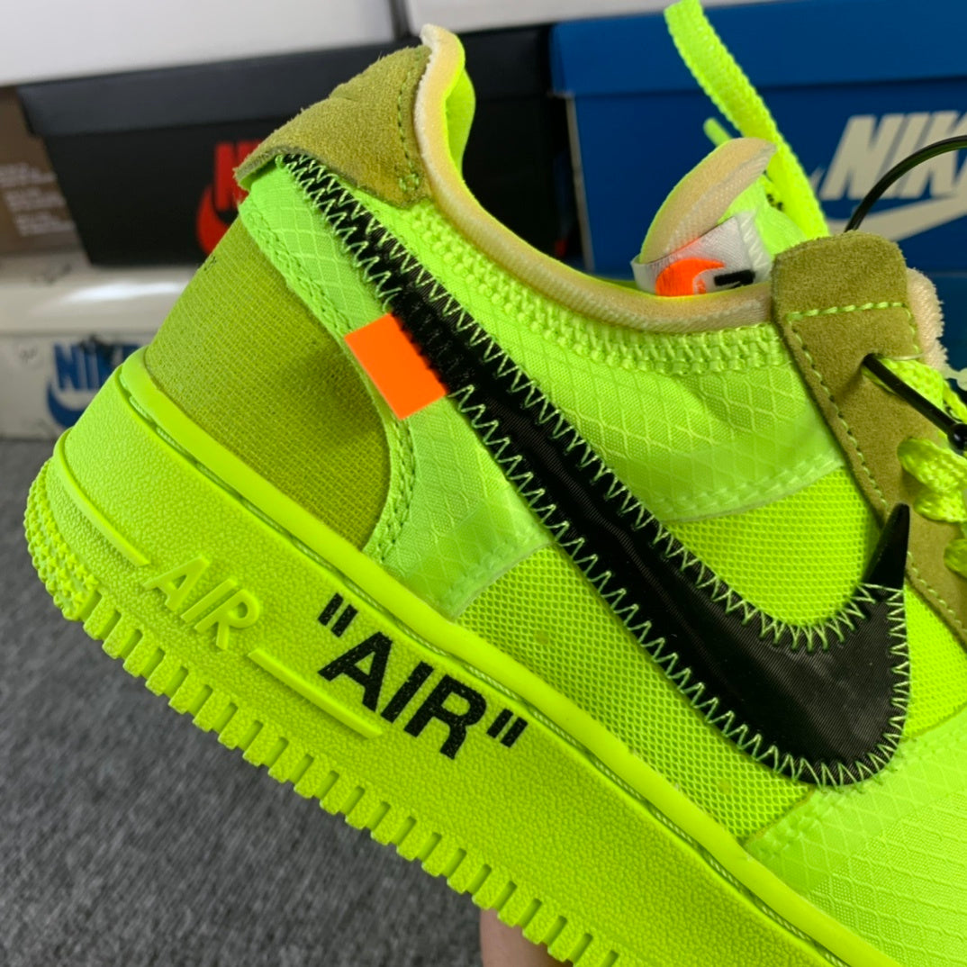 Off-White x Nike Air Force 1 Low "Volt"