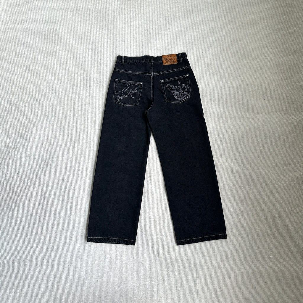Broken Planet Black Denim Set