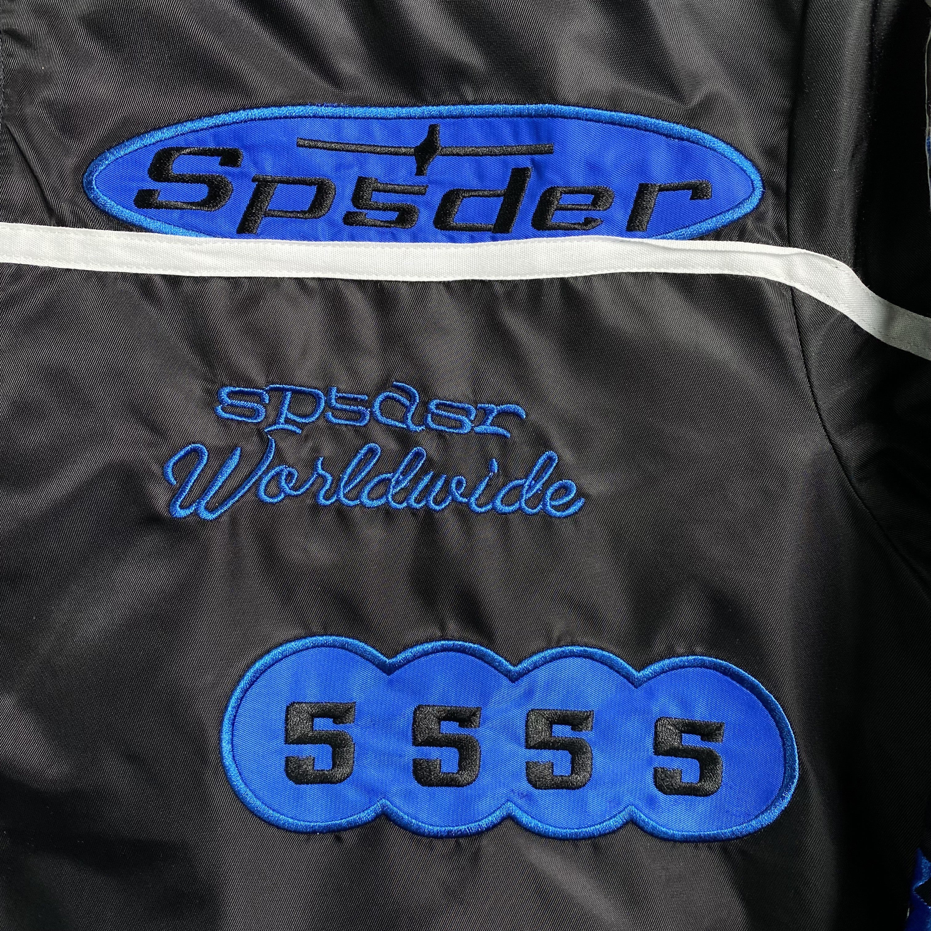 SP5DER Satin Bomber Jacket