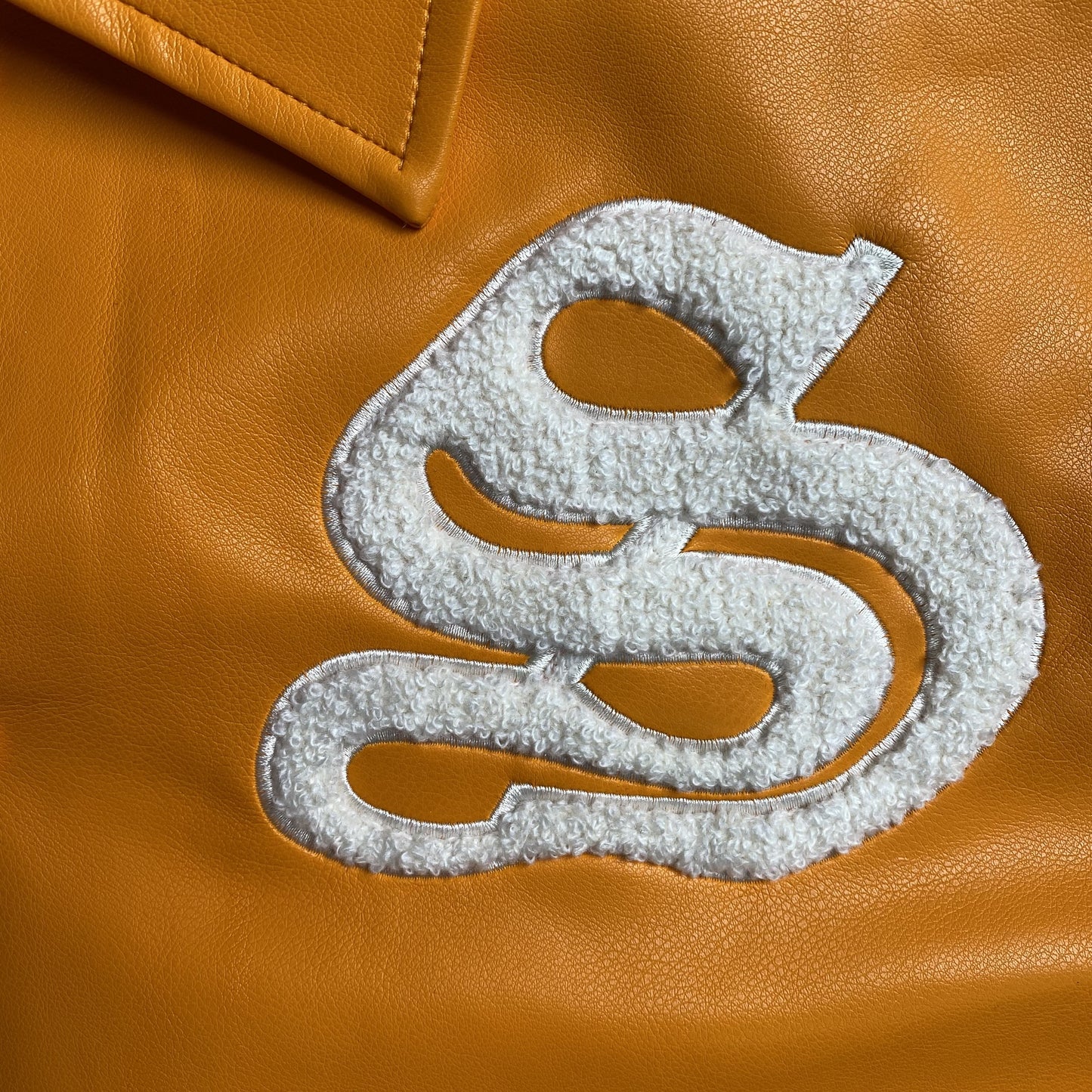 SP5DER Leather Jacket