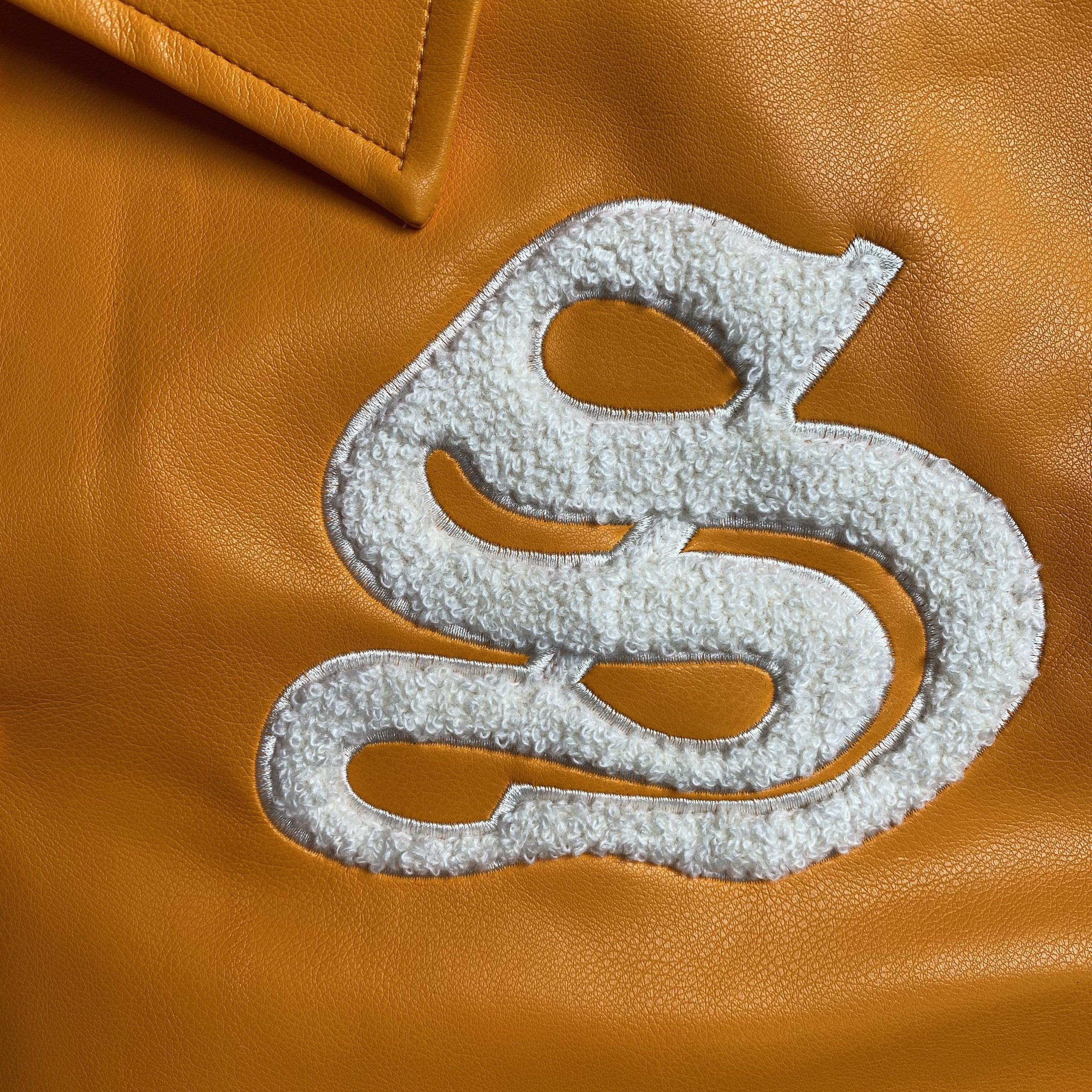 SP5DER Leather Jacket