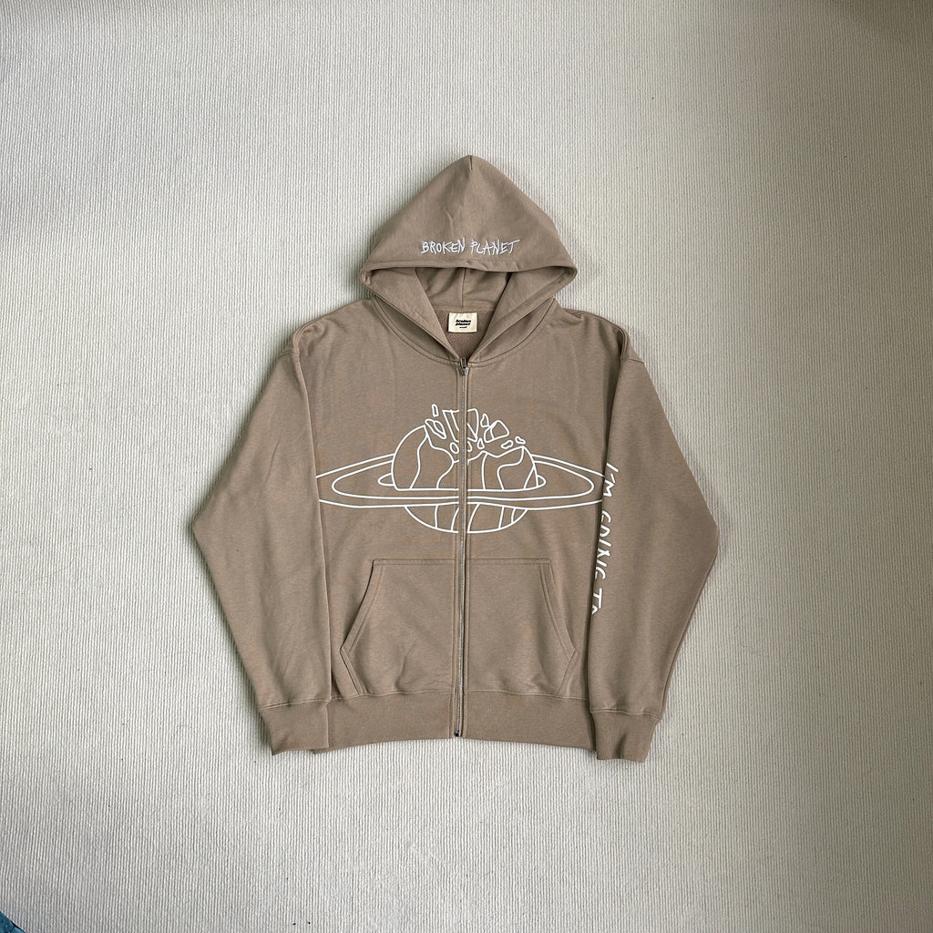 Broken Planet Zip-up Hoodies