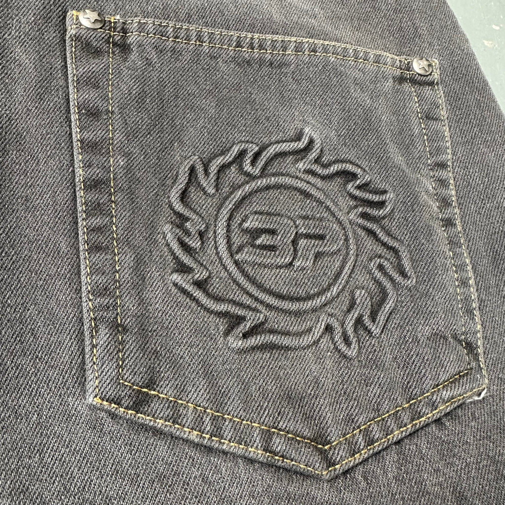Broken Planet Washed Black Pants