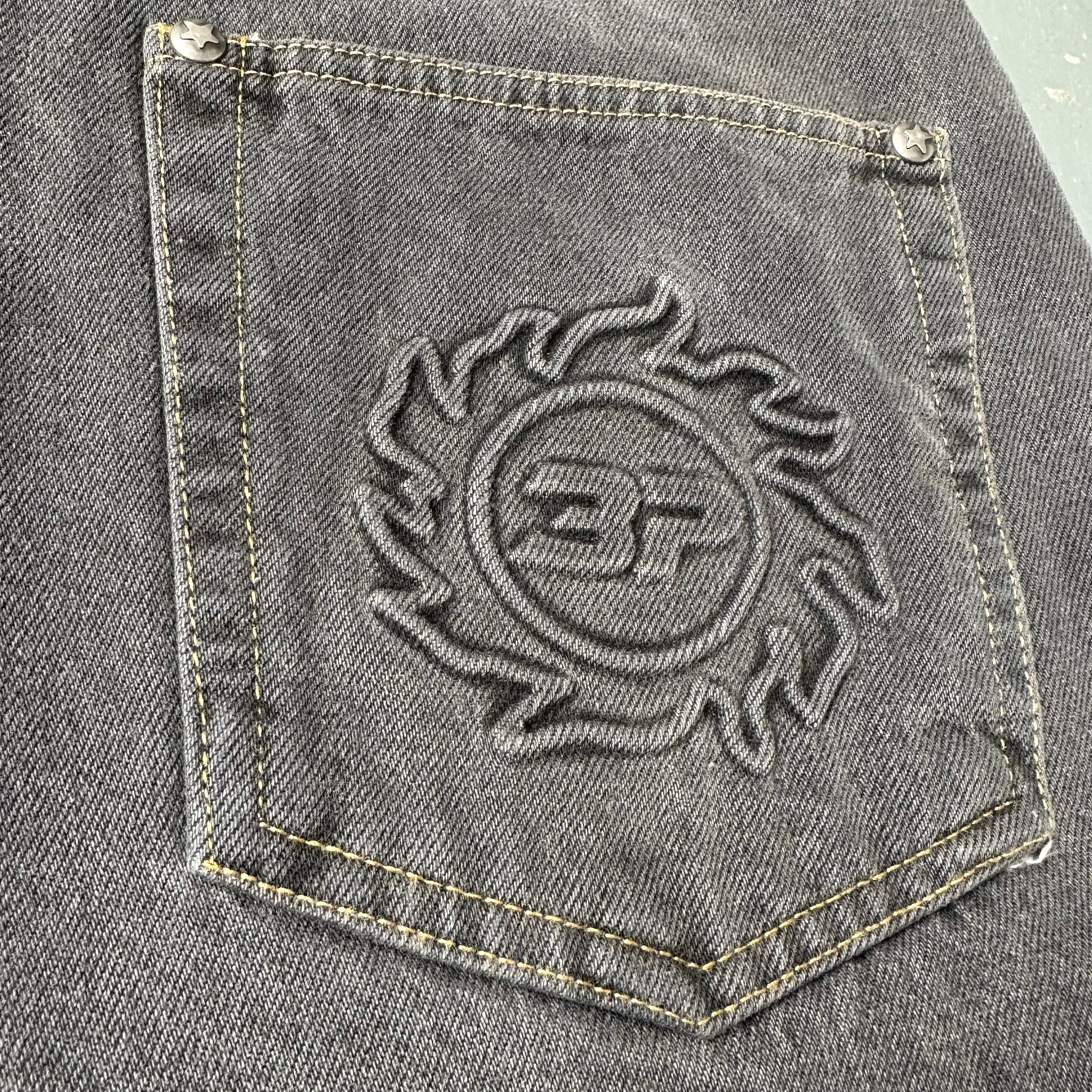 Broken Planet Washed Black Pants