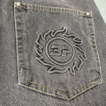 Broken Planet Washed Black Pants