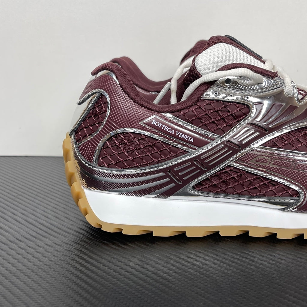 Bottega Veneta Orbit Sneakers Barolo/Silver