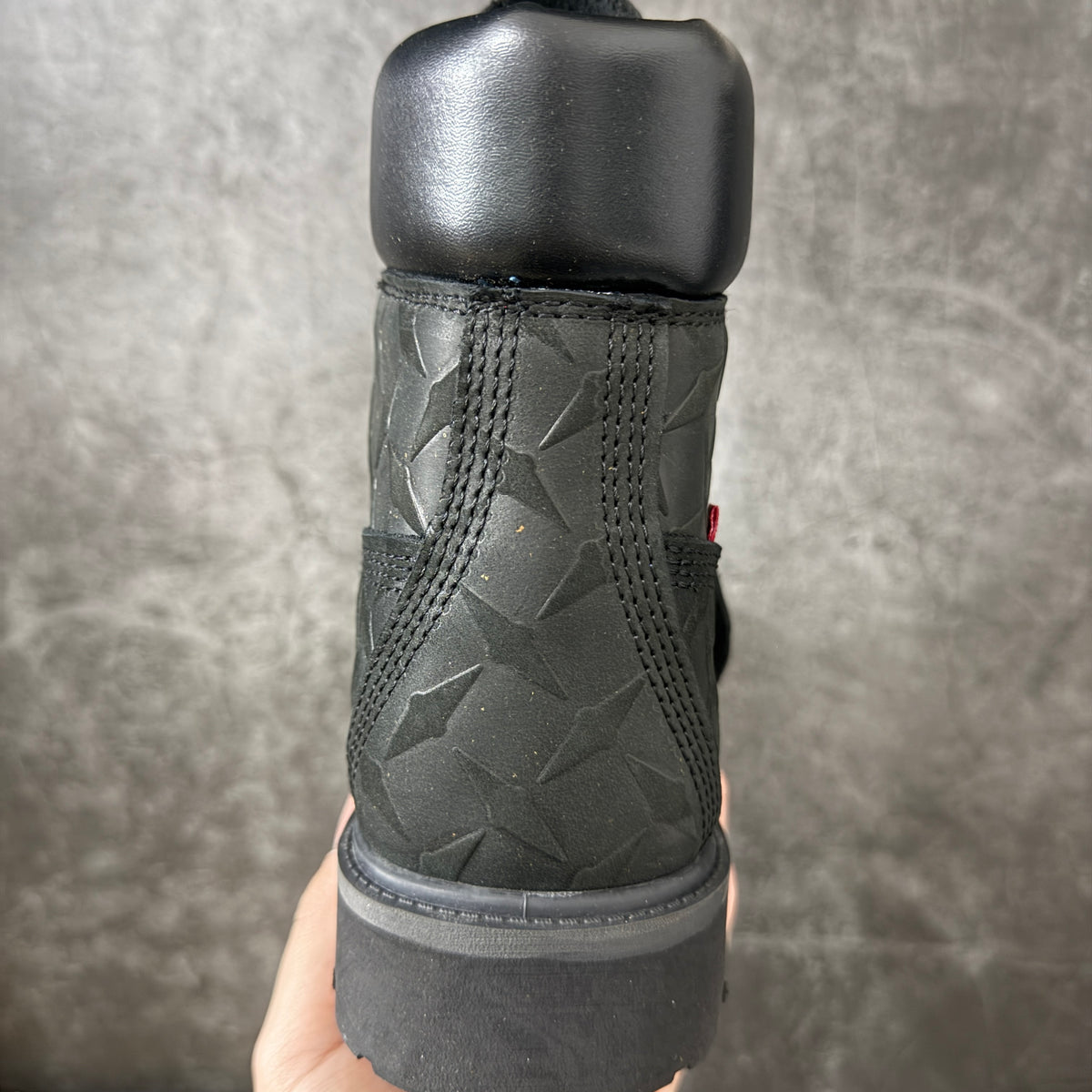 Supreme x Timberland Diamond Plate 6" Premium Waterproof Black Boot