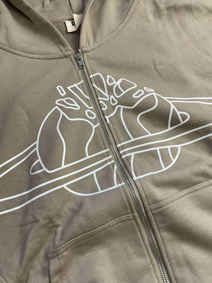 Broken Planet Zip-up Hoodie