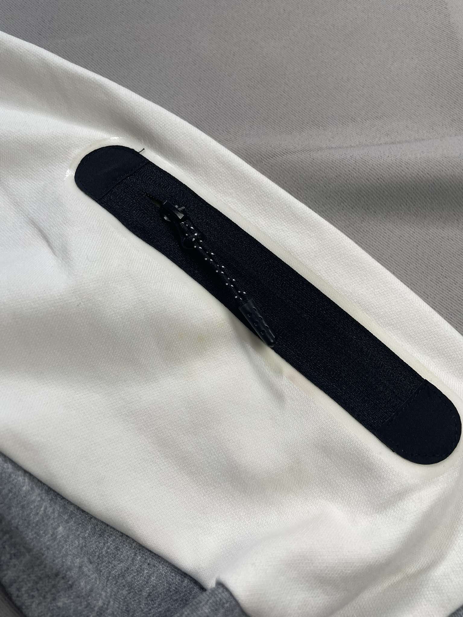 Nike Techfleece Gray/white Hoodie