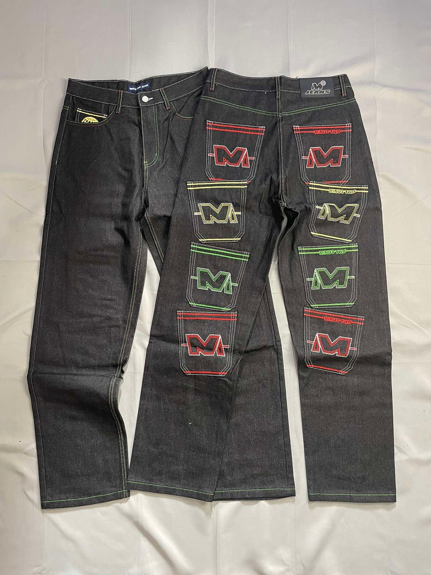 Minus two 'Multi-pocket' Colorful Jeans