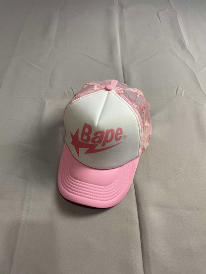 Bape Monogram Mesh Trucker Cap