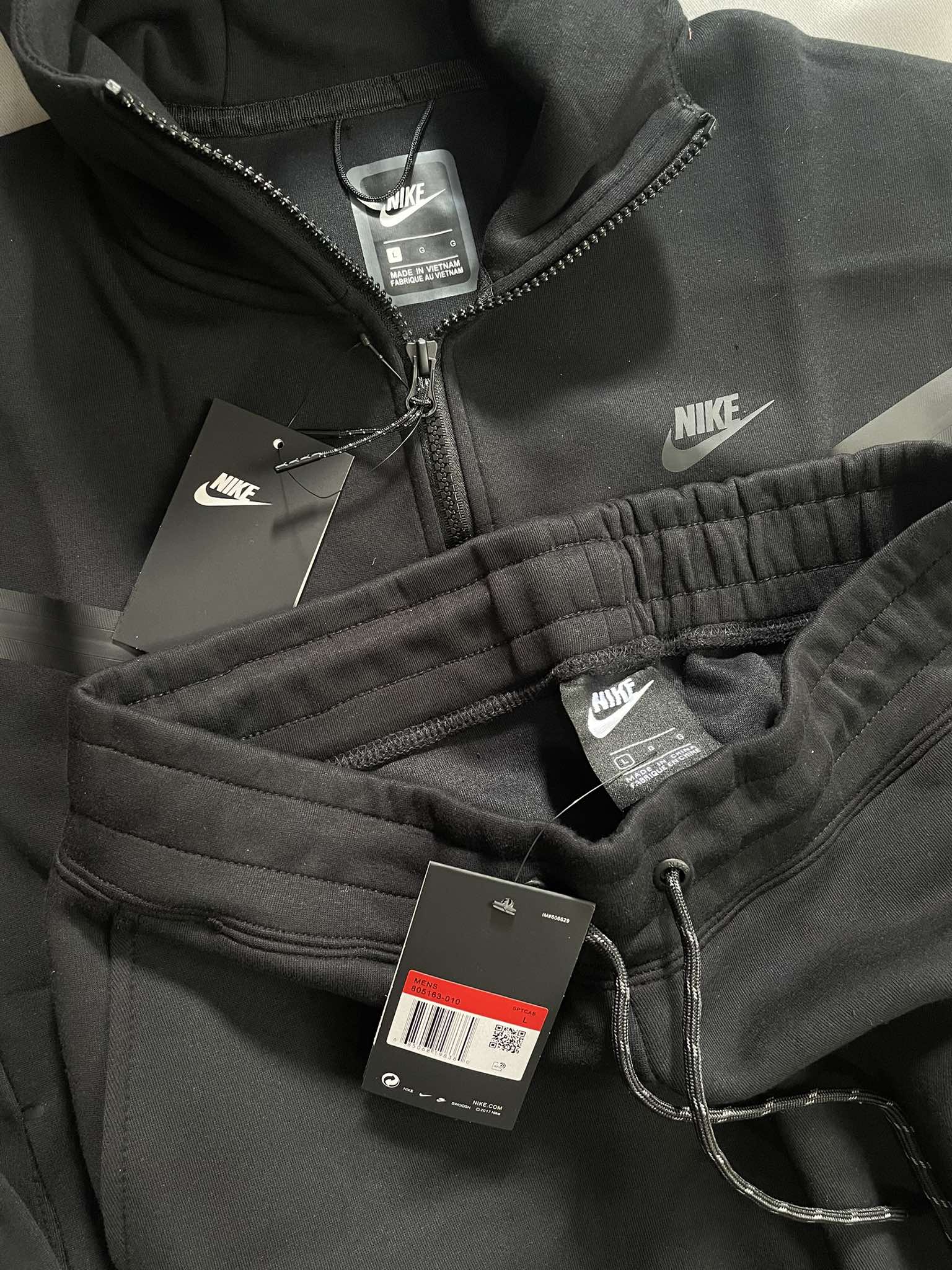 Nike Techfleece Black Pants