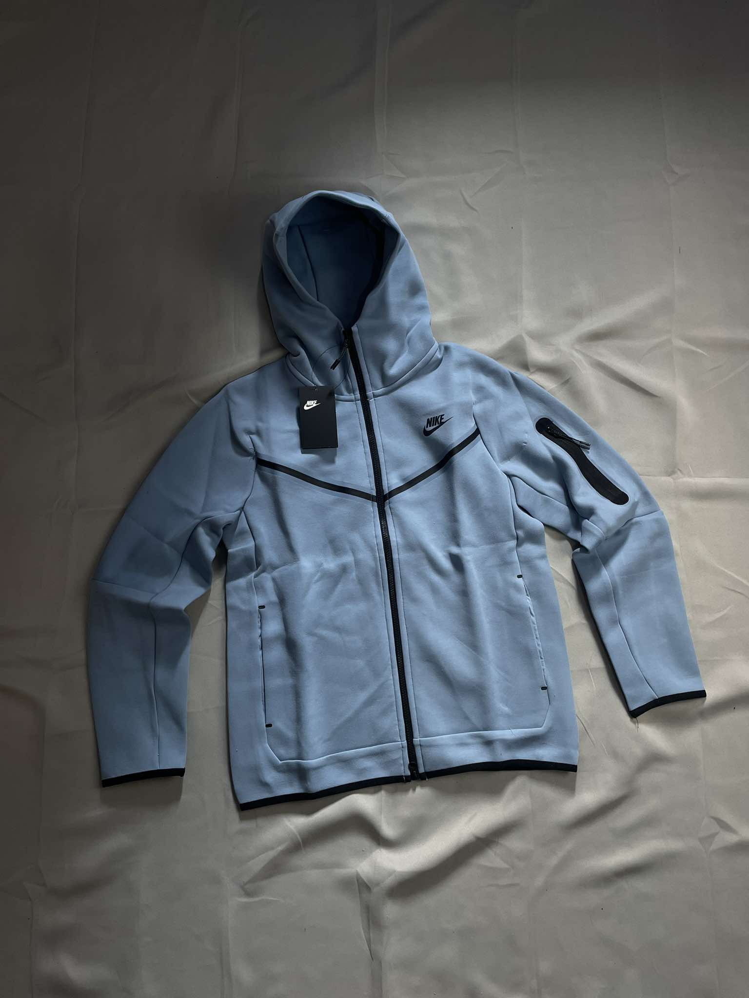 Nike Techfleece Blue Hoodie