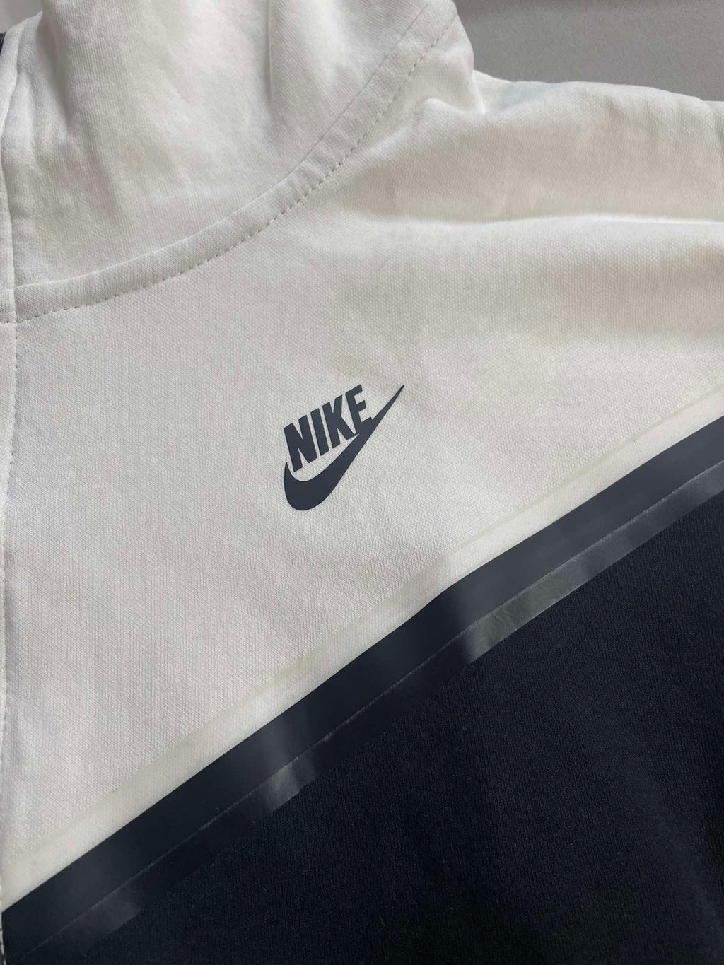 Nike Techfleece Gray/white Hoodie