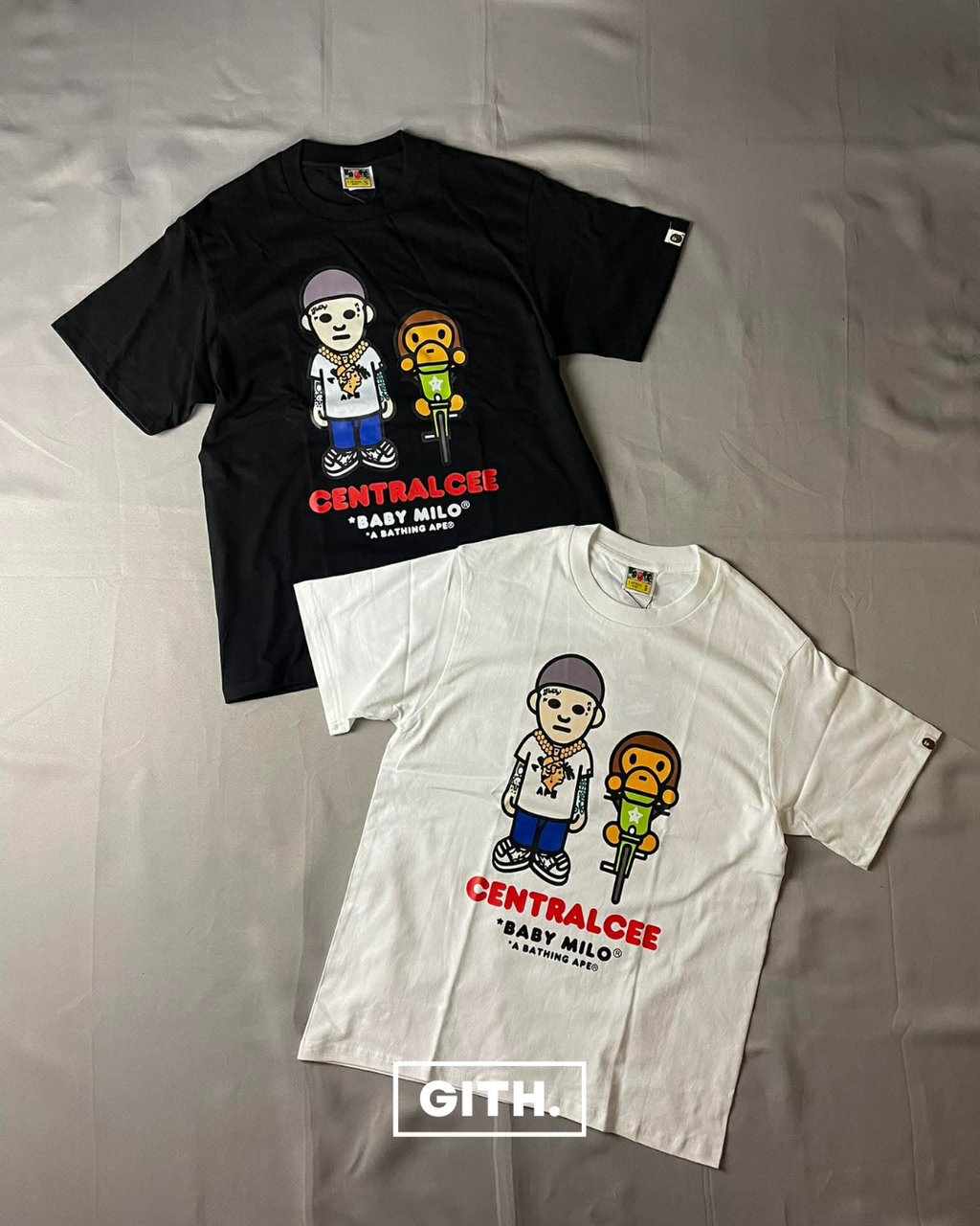 Bape x Central Cee Tees Collab