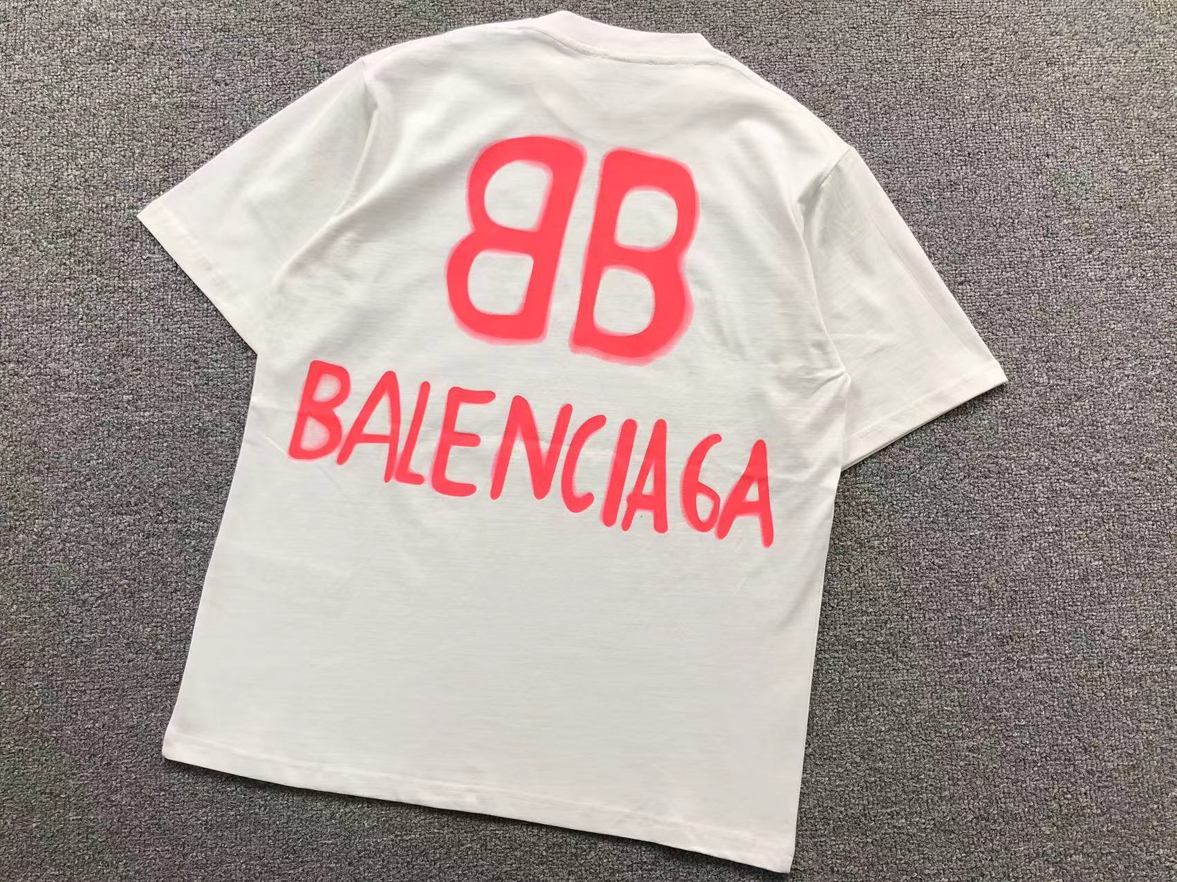 Balenciaga BB Spray Tee