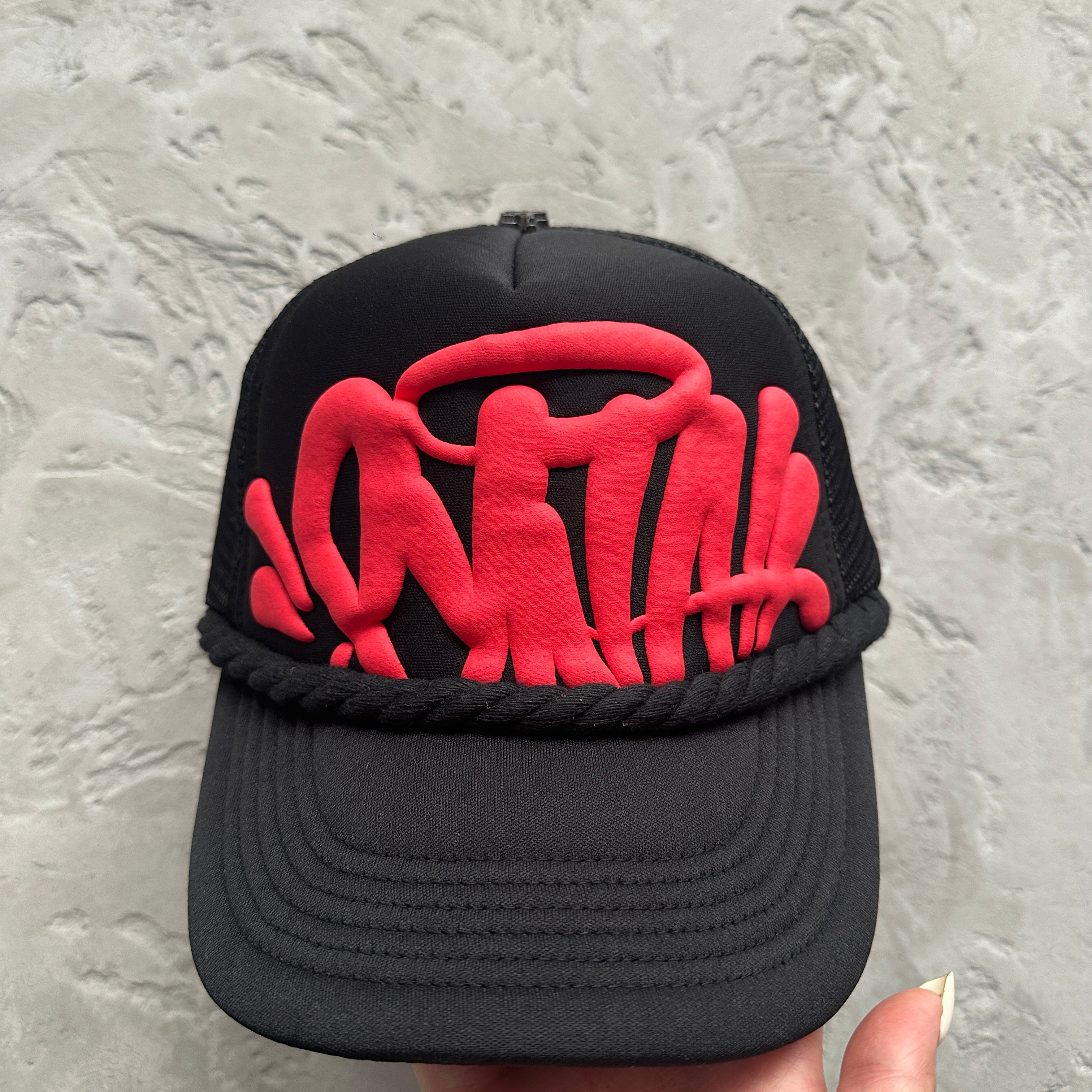Syna Red Trucker Cap