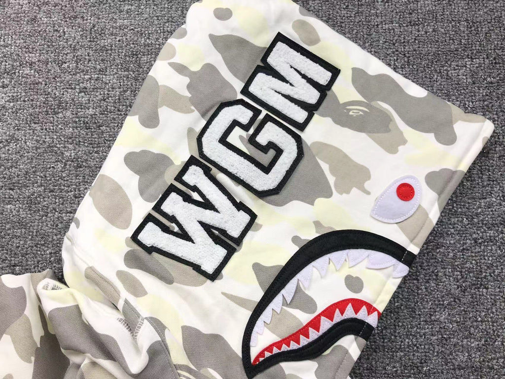 Bape Shark Camo Hoodies