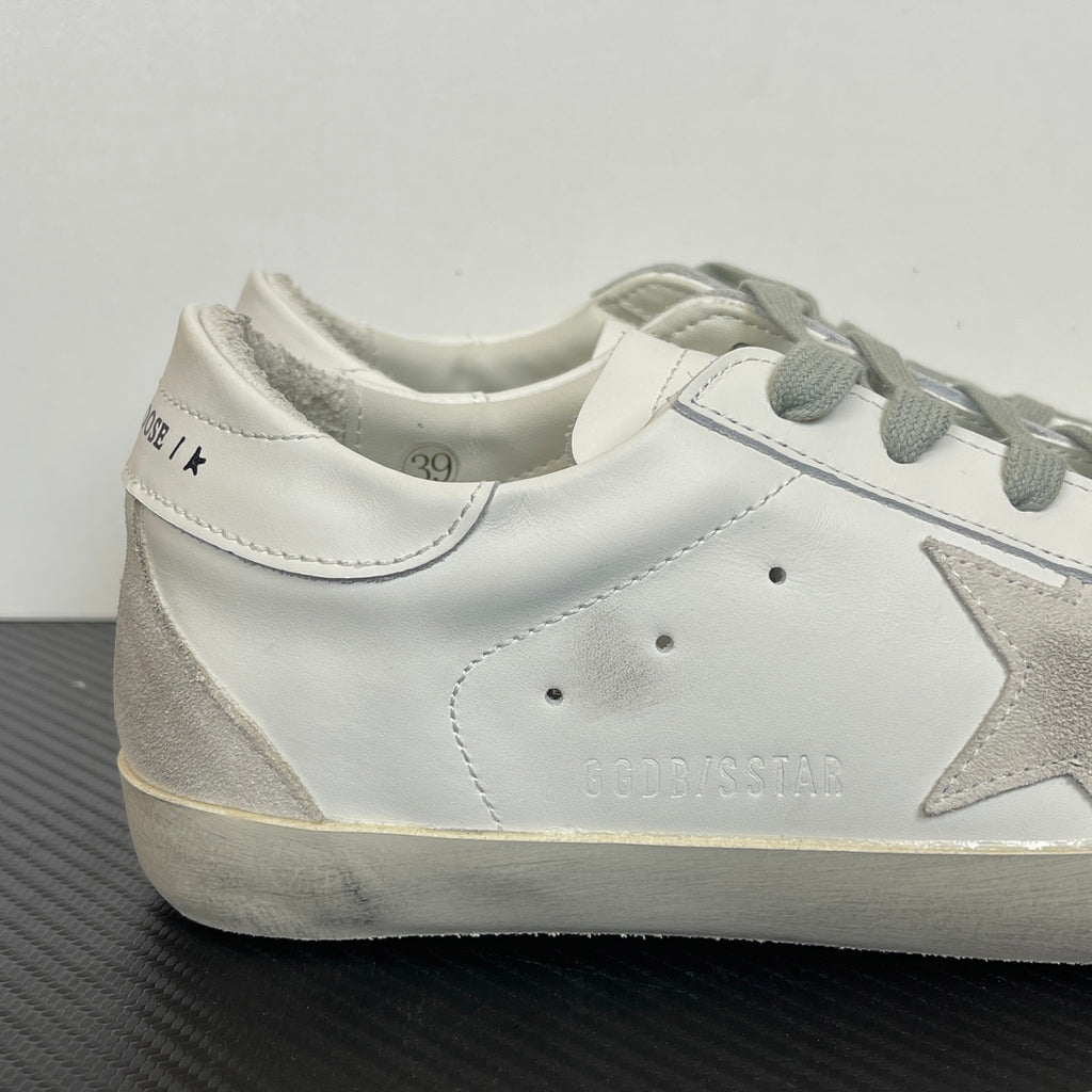 Golden Goose Super-Star White Heel Tab