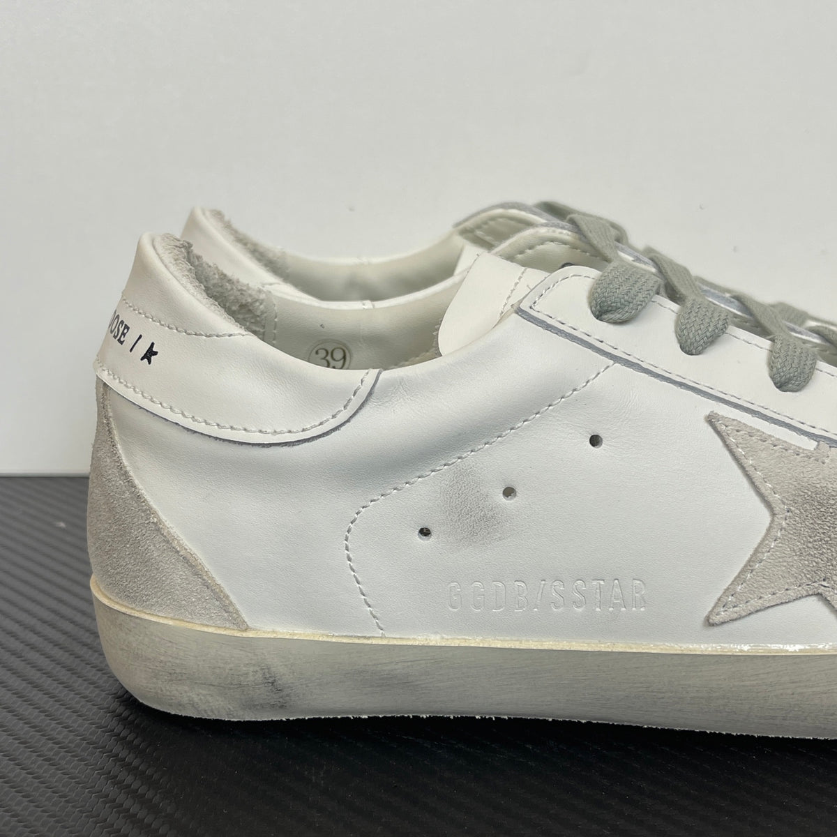 Golden Goose Super-Star White Heel Tab