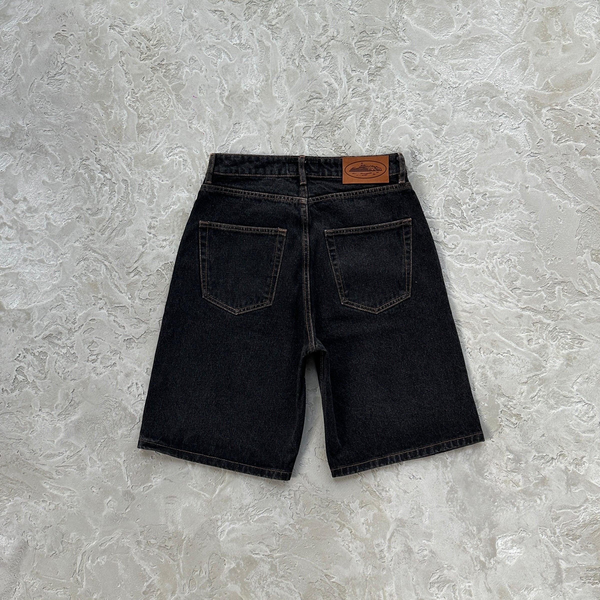 Corteiz Alcatraz Denim Shorts