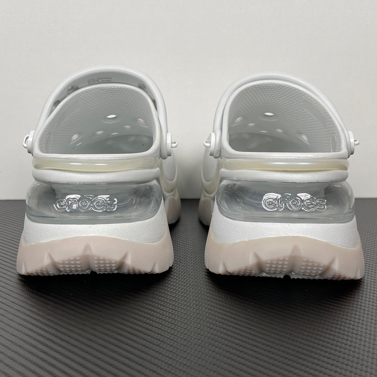 (Women's) White Crocs Super Bae Clog