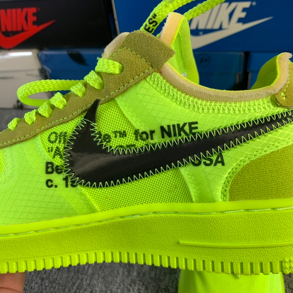 Off-White x Nike Air Force 1 Low "Volt"