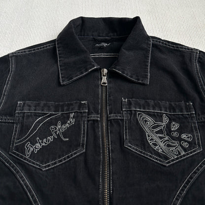 Broken Planet Black Denim Set