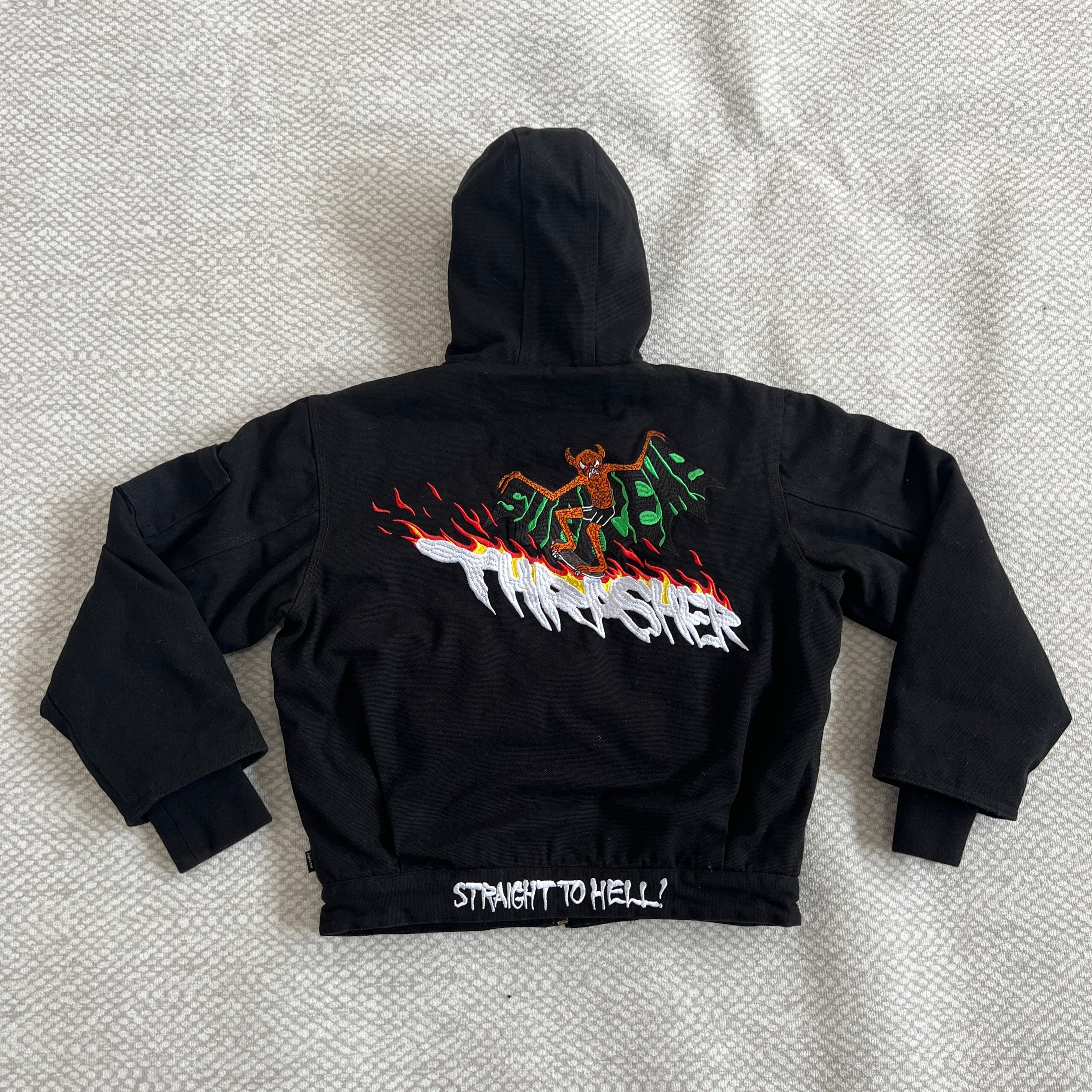 Supreme x Thrasher Hooded Work Jacket
