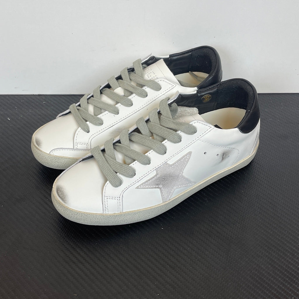 Golden Goose Super-Star Black Heel Tab