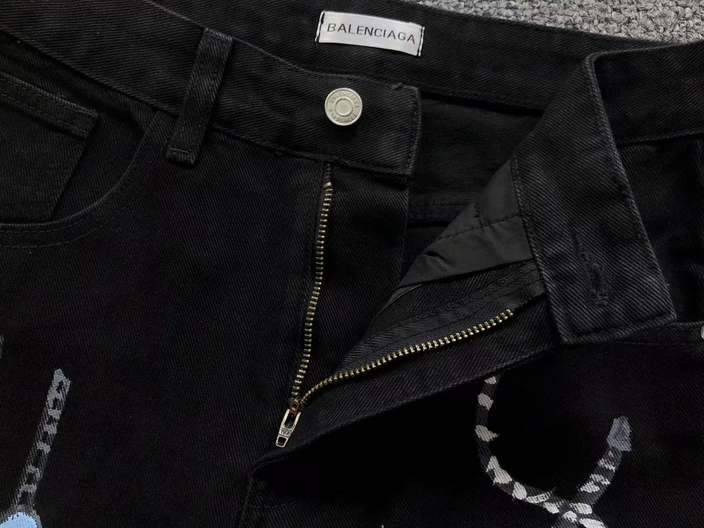 Balenciaga Painted Jeans