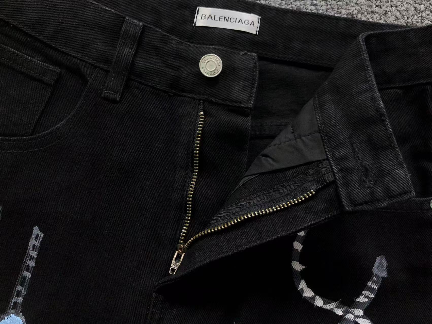 Balenciaga Painted Jeans