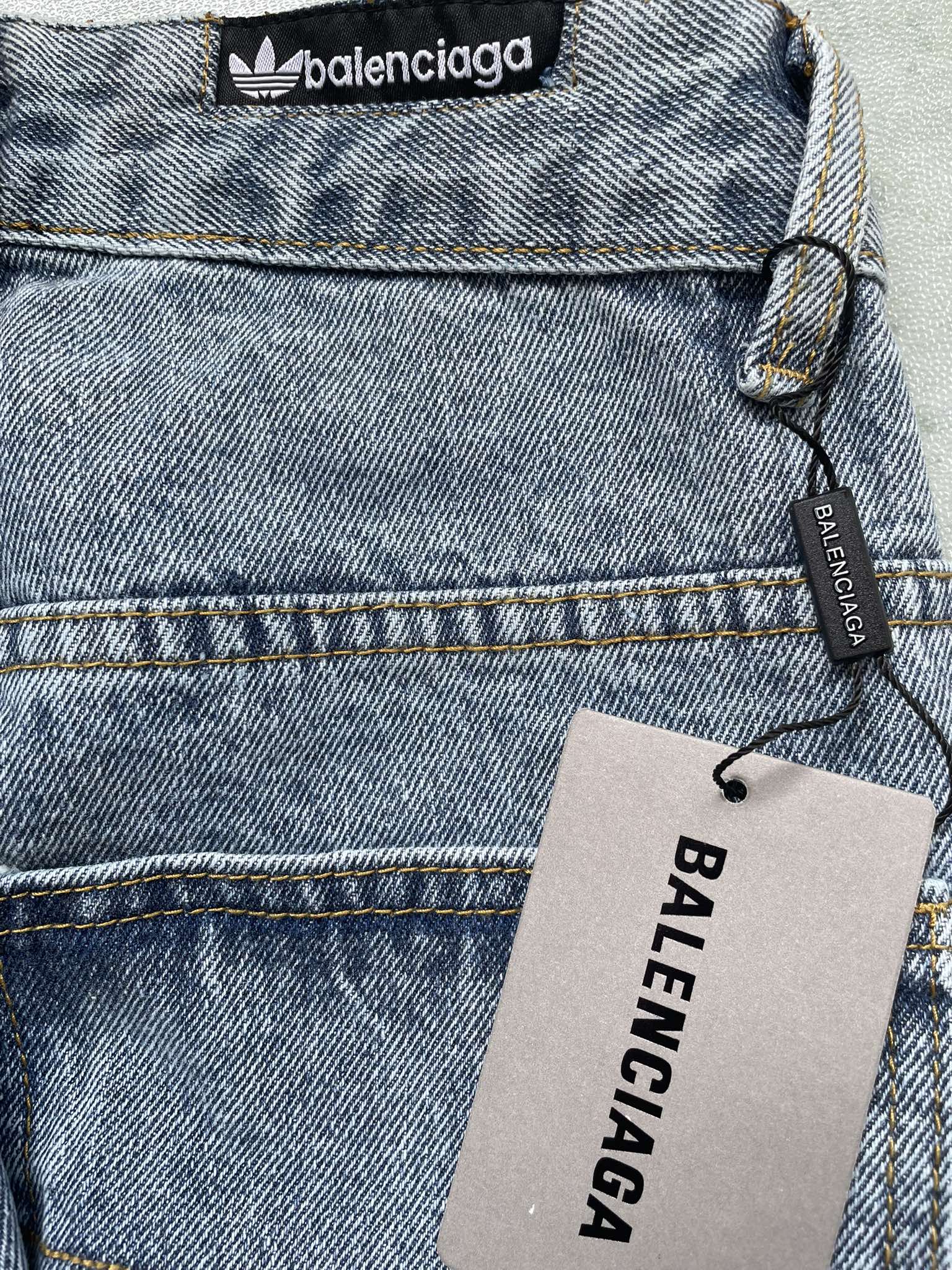 Balenciaga x Adidas Denim Pants