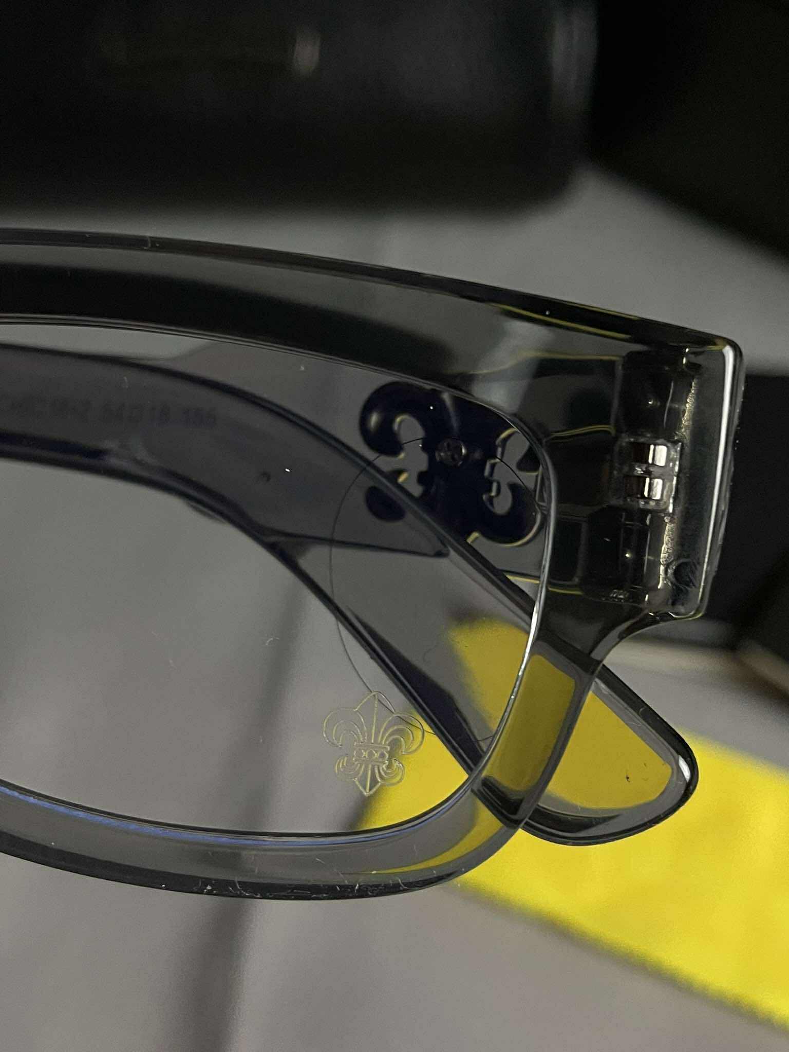 Chrome Hearts Clear Square Frame Glasses