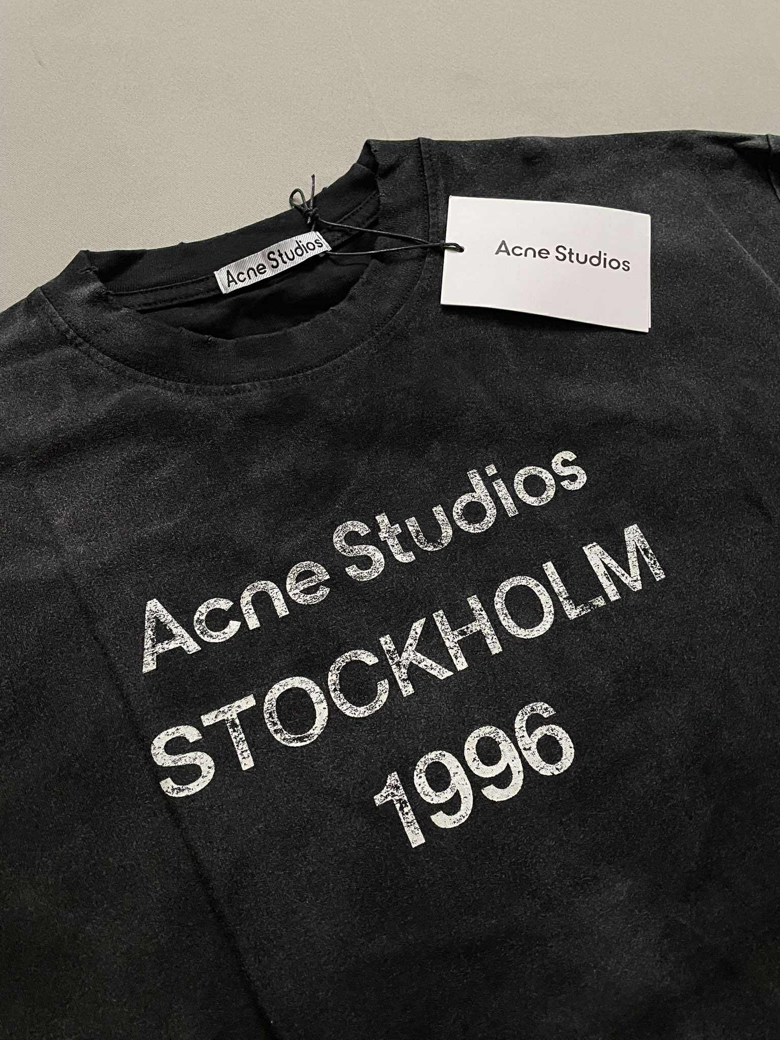 Acne Studios Washed Black 1996 Tee