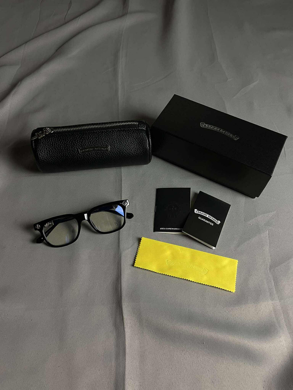 Chrome Hearts Cross Black Glasses