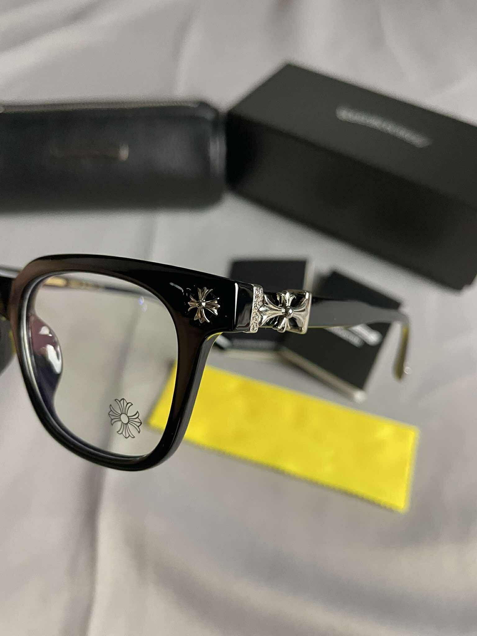 Chrome Hearts Cross Black Glasses
