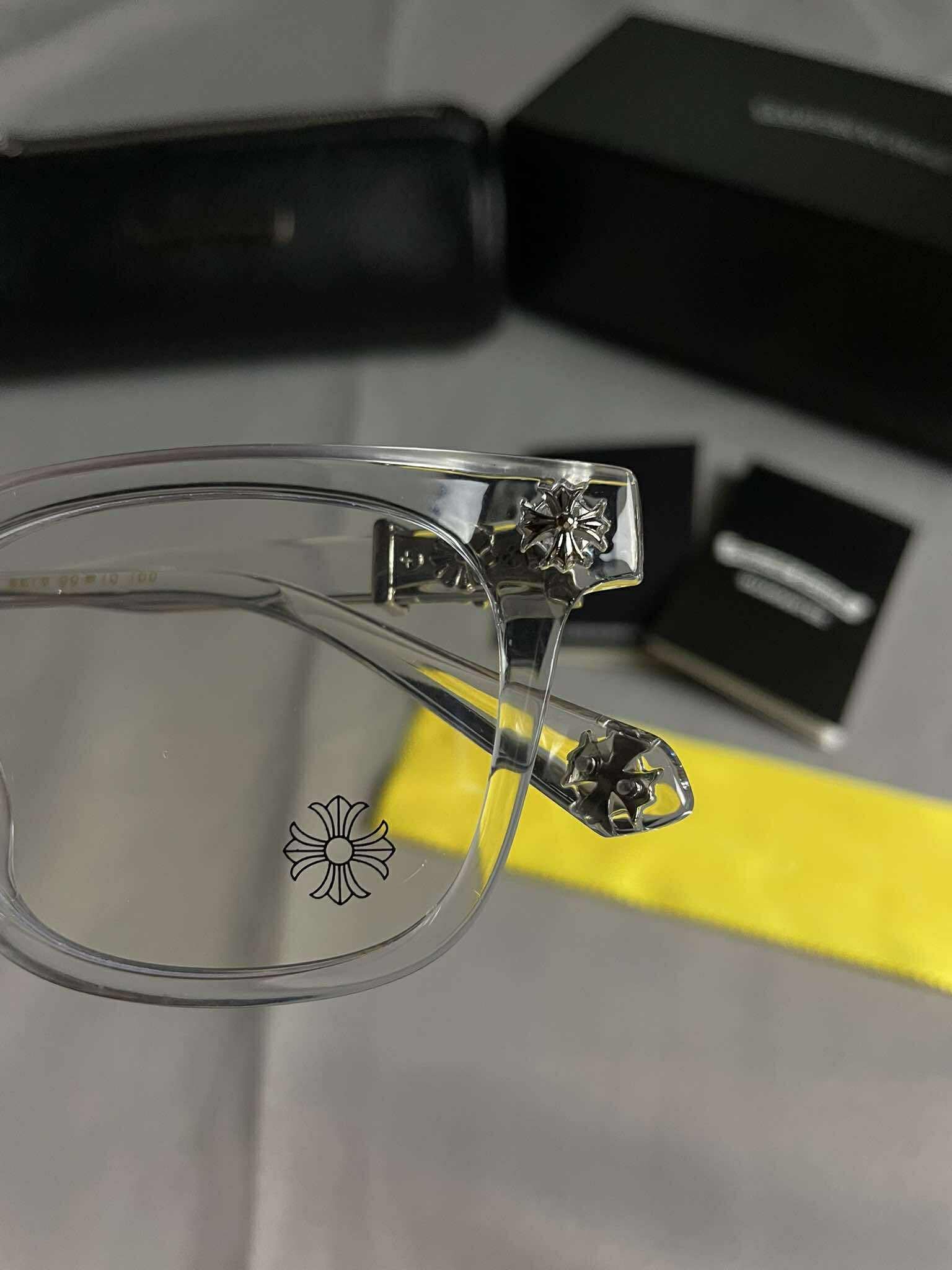 Chrome Hearts Cross Clear Glasses